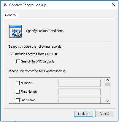 Administrator | Using Contact Lookup