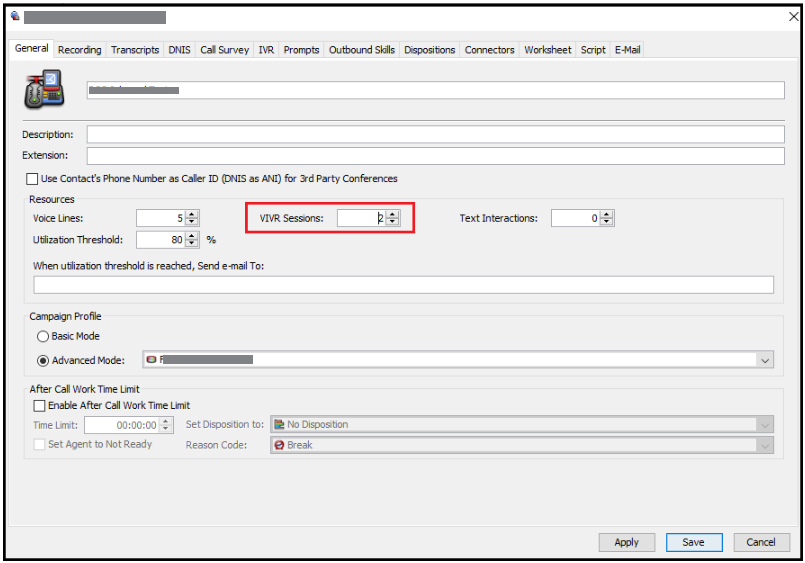 Administrator | Visual IVR Check List