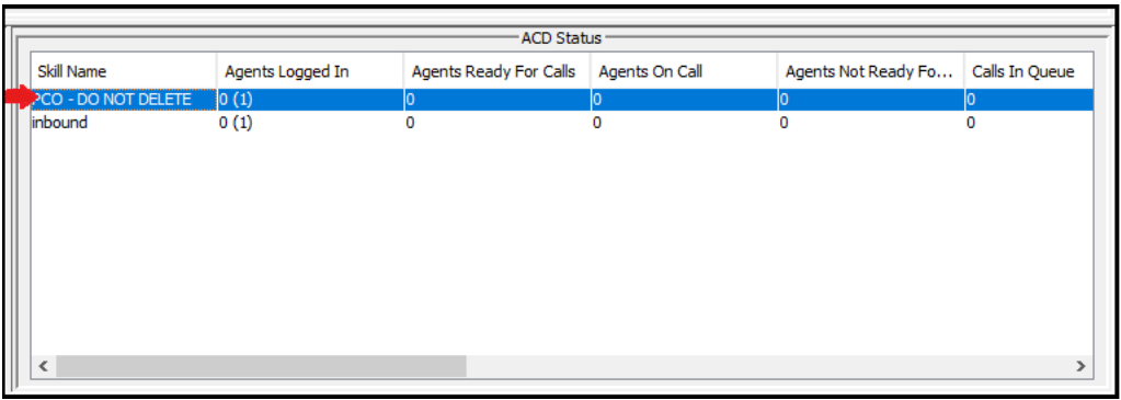 Supervisor | ACD Status Monitoring Fields and their Description