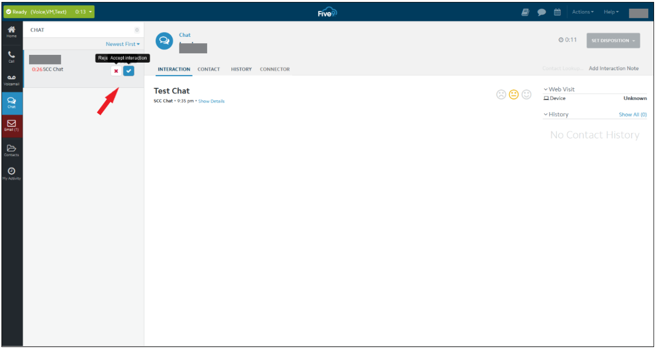 Agent Desktop Plus | Processing a Chat Session