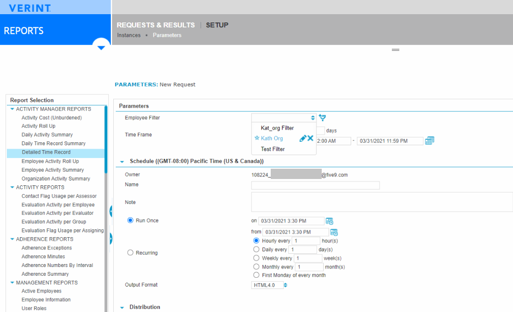 Verint | Adding/Creating Filter in Verint
