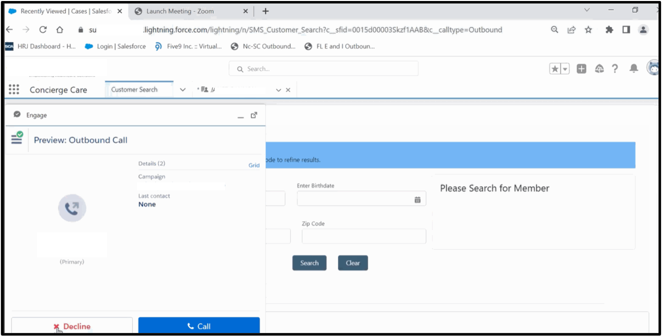 Salesforce OpenCTI | The screenpop triggered by a connector opens a new ...