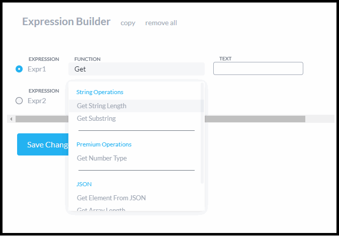 Studio 7 | Expression Builder