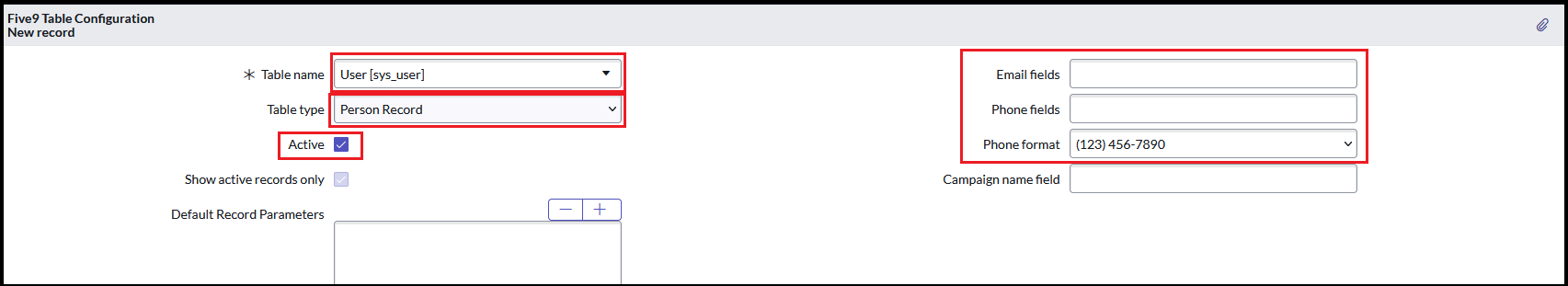 ServiceNow | Creating a Custom Five9 Configuration