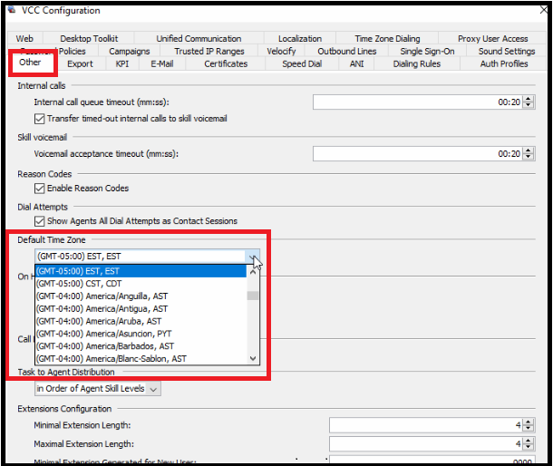 Salesforce OpenCTI | Defining the Time Zone in Salesforce Activity Log ...