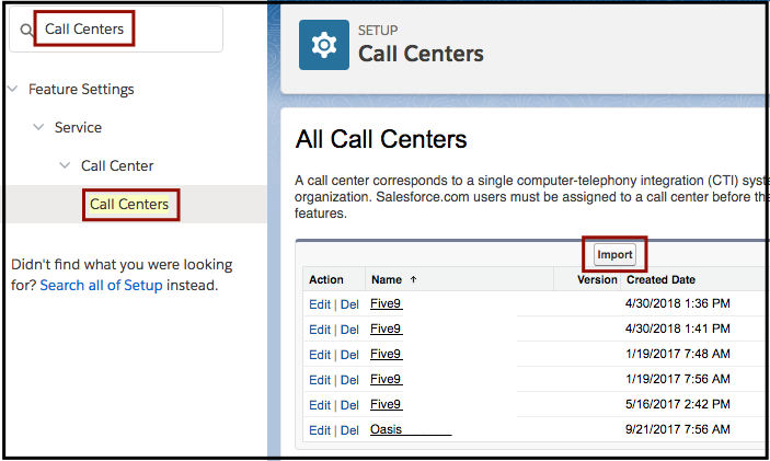 Salesforce OpenCTI | Creating a Call Center