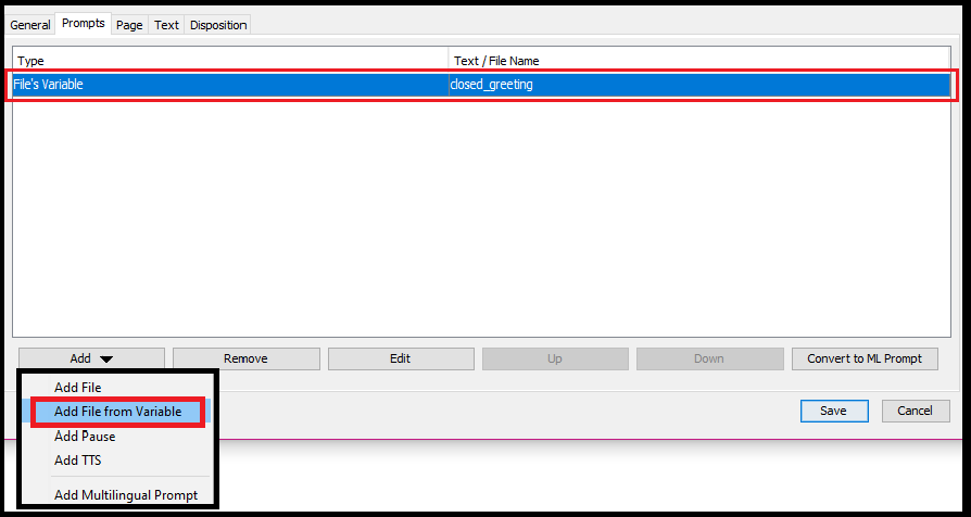 Administrator | Adding File from Variable in Play Module