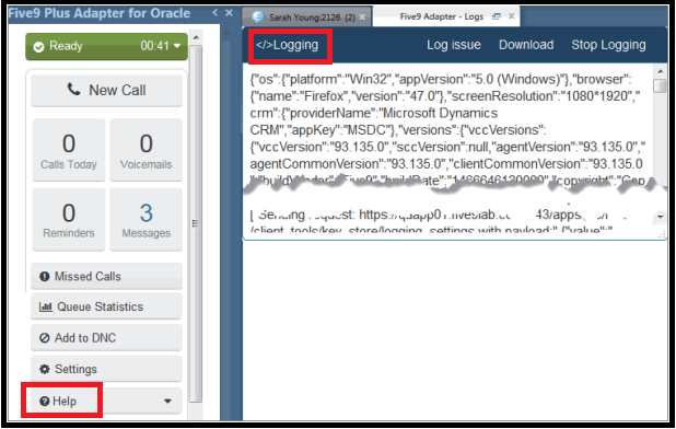 Plus Applications | Collecting Application and WebSoftphone Logs