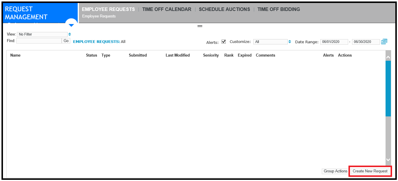 Verint | Create a time off request for an employee