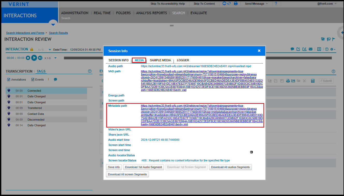 Verint | How to Determine Which Recording Rule Recorded an Interaction