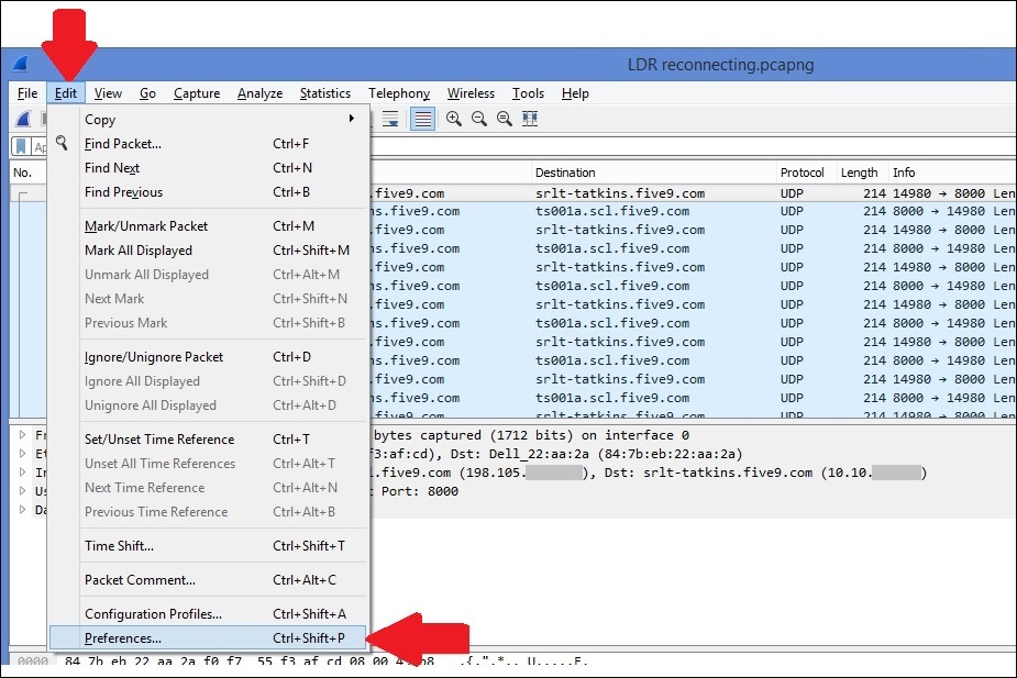 Network | Wireshark | Resolving IP address to the assigned host name