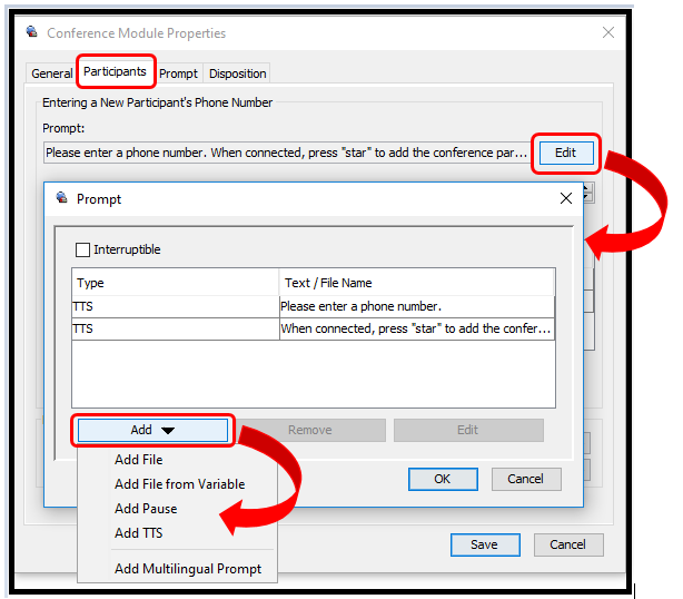 Administrator | Using the Conference Module