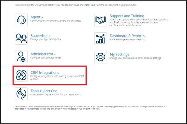 Integrations | Downloading Five9 Integration Applications