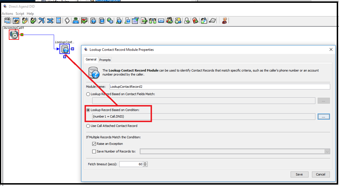 Administrator | Transferring calls to Direct DID using IVR Script and ...