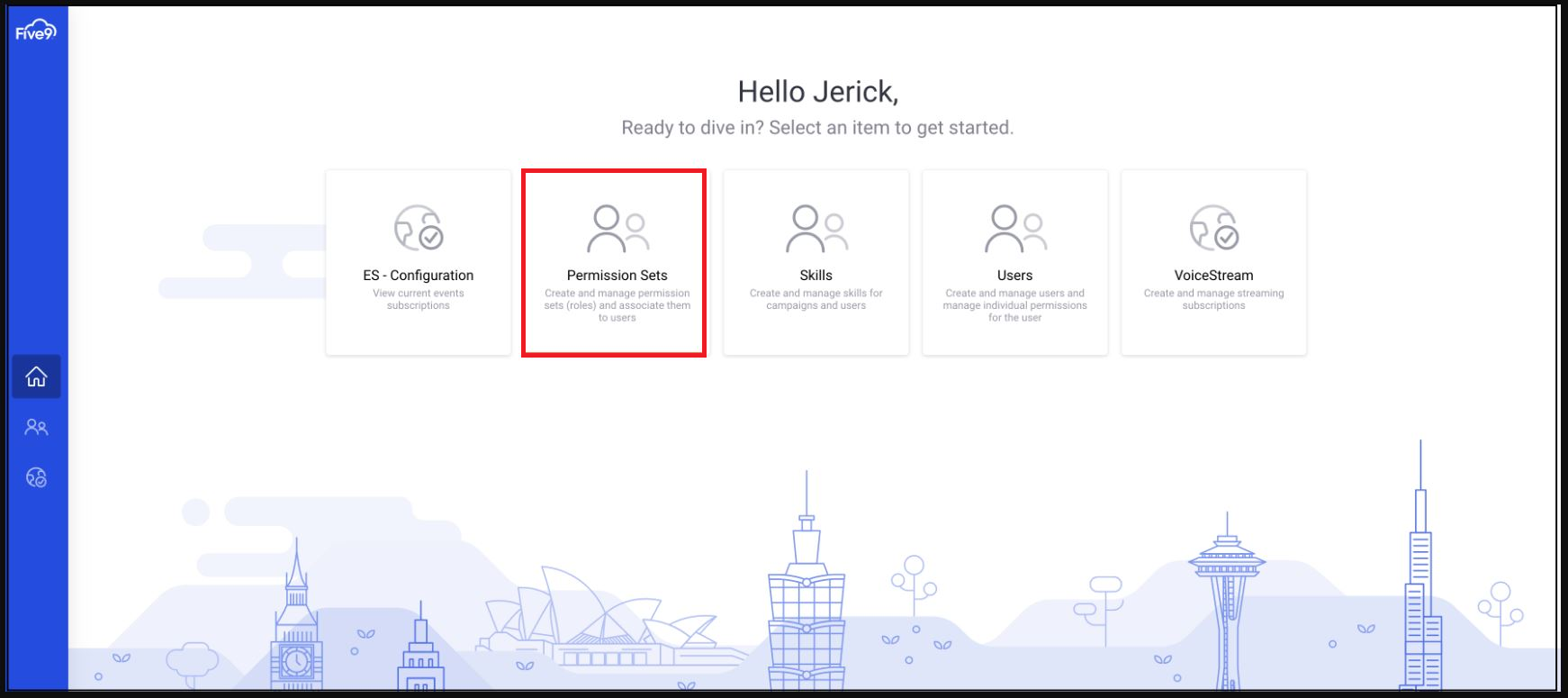 Admin Console | Enable the permission to manage Voicestream ...