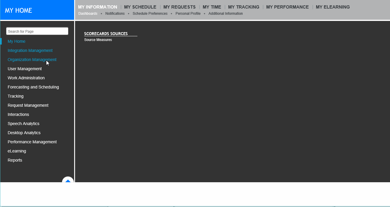 Verint | Export/Import Work Pattern