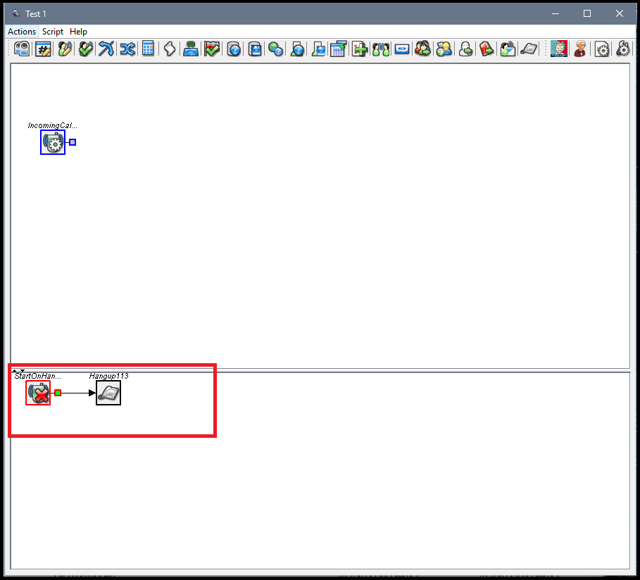 Administrator I Start on Hangup Module in IVR Script