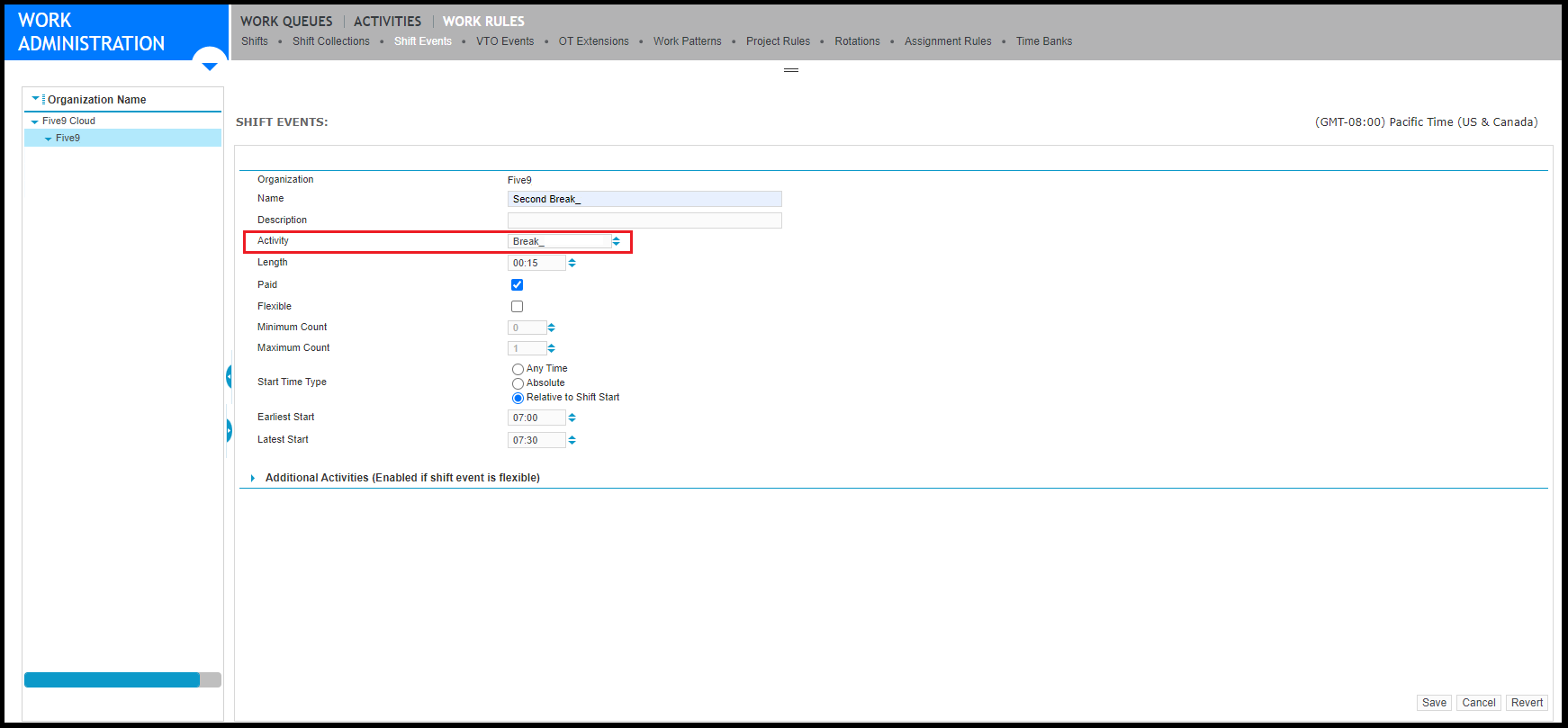 Verint | How to Create Shift Events