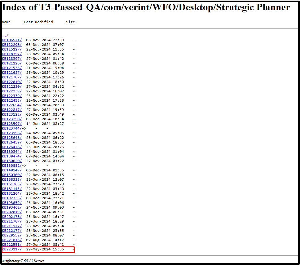 Verint | Installing Strategic Planner