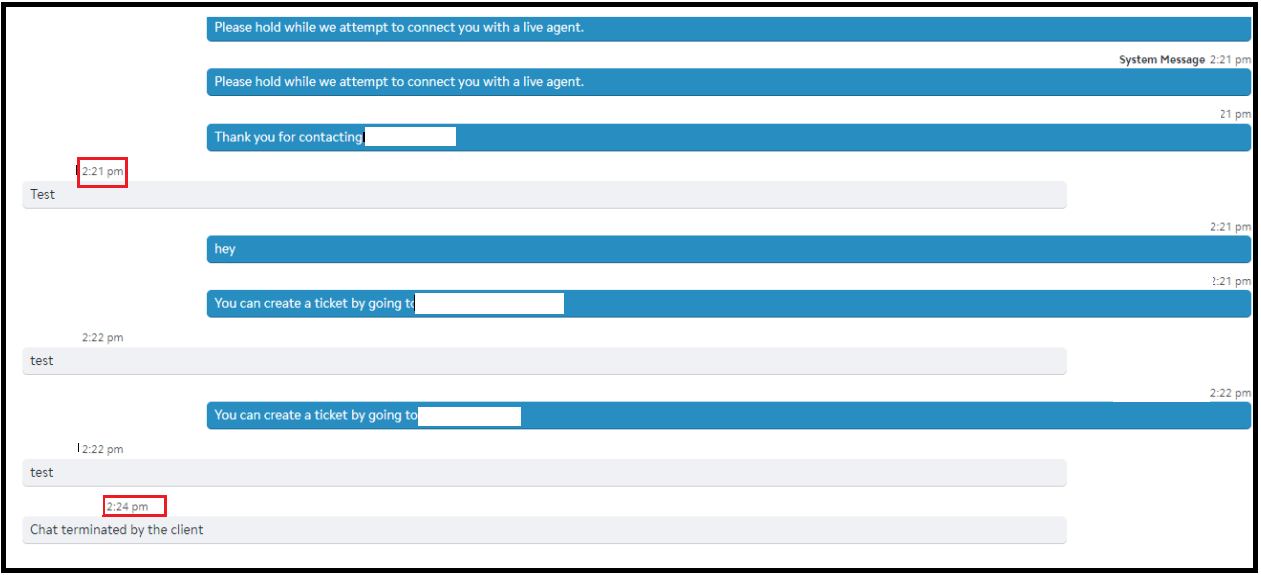 Digital Engagement | Reporting | Difference between Chat Time and On ...