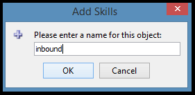 Administrator | Create/Rename/Remove a Skill