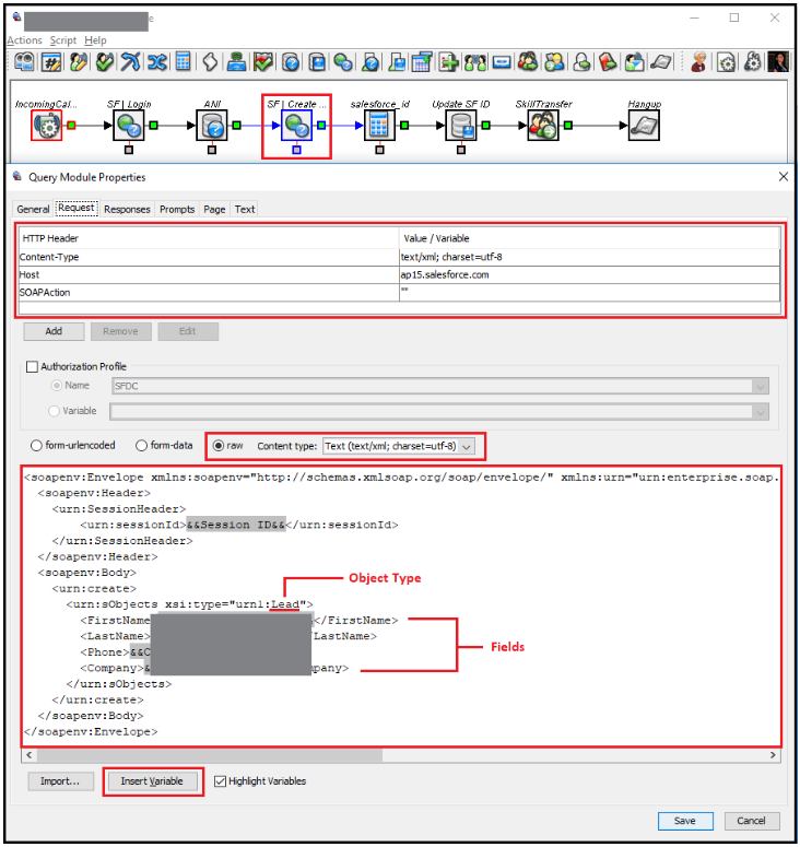 Administrator | How to Create a Salesforce Object from the IVR Script?