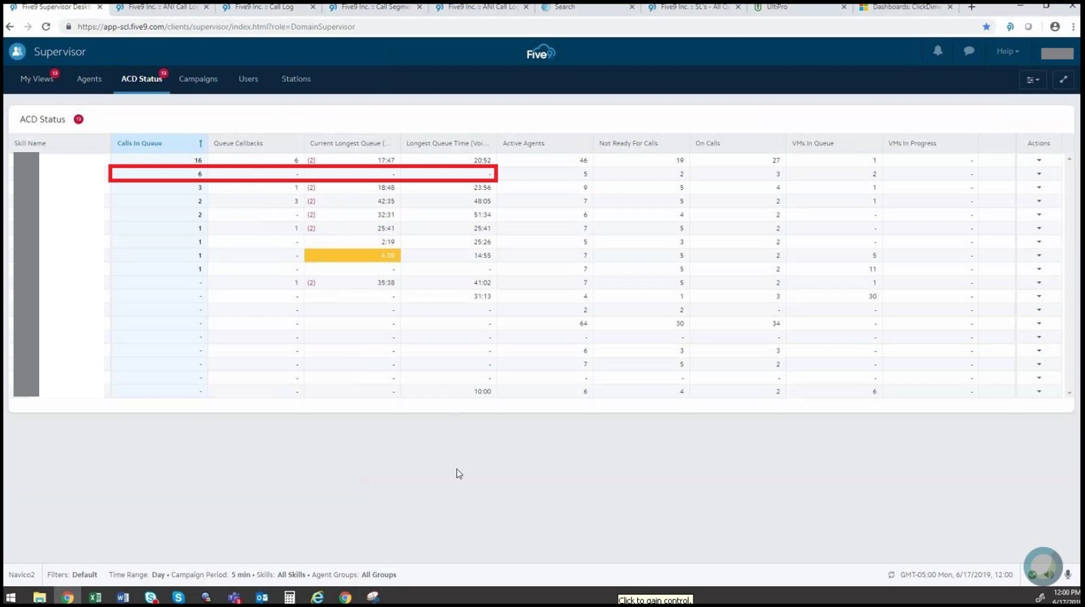 Supervisor Plus | Current Longest Queue Time (Voice) show blank even if ...