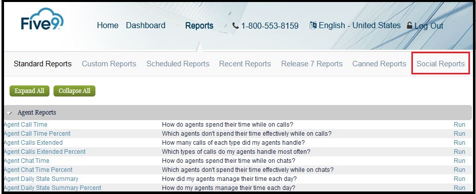Digital Engagement | Enabling the Social Tab in Dashboard and Reports