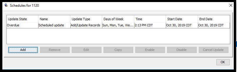 Administrator | How to Schedule Call List Update