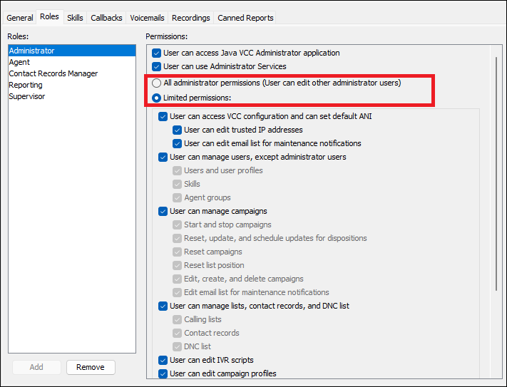 Administrator | Missing option to add Administrator role to a user