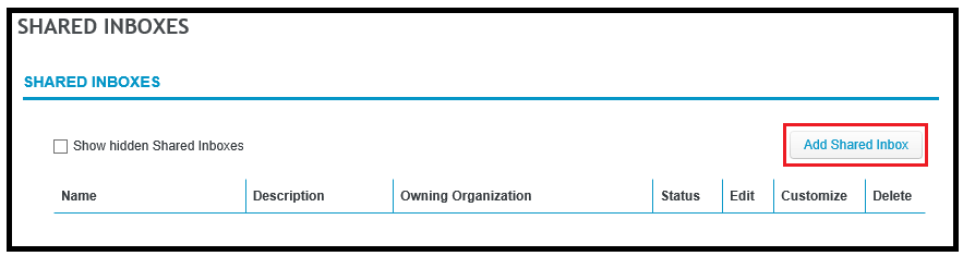 Verint | How to create Shared Inbox?