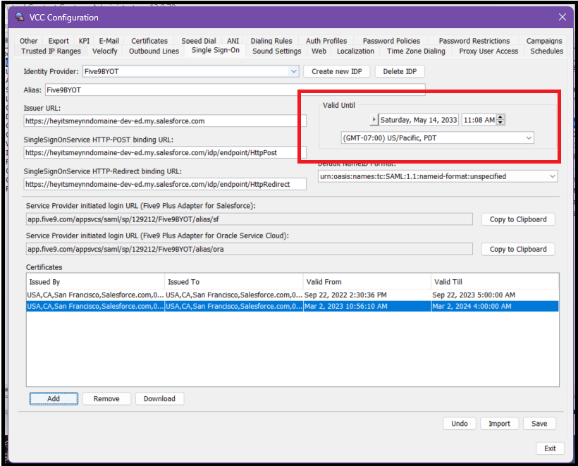 ぴすけ様　確認ページ Administrator | How to Update an Expired Certificate in VCC Admin