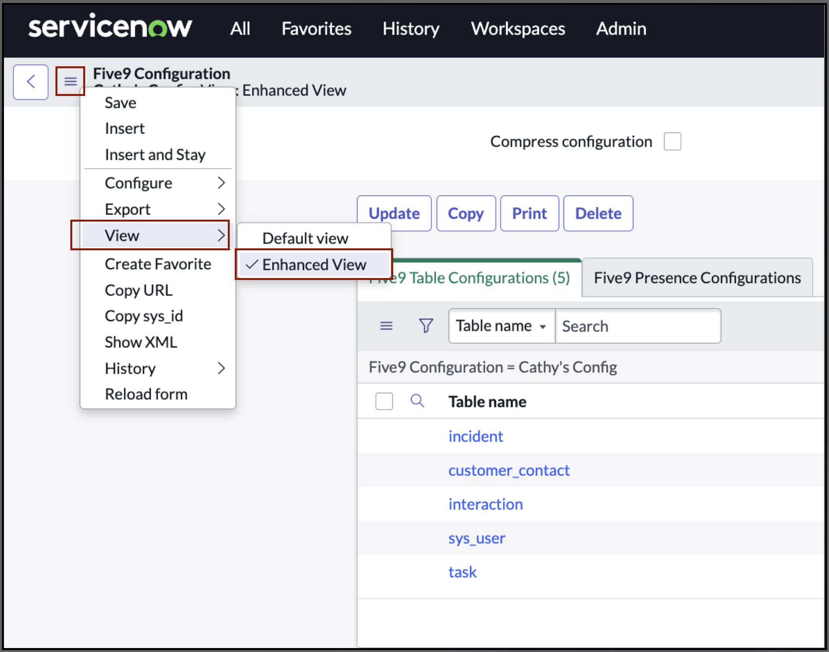 ServiceNow | Random/Unreadable Characters/Symbols under Configuration Field
