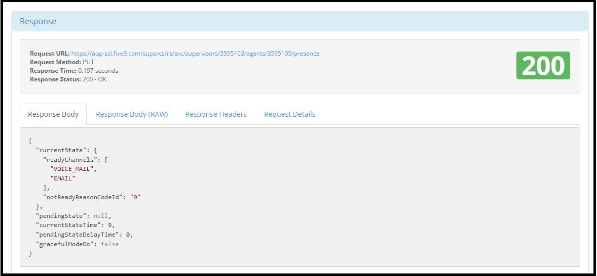API | Updating the state of an Agent using Supervisor REST API