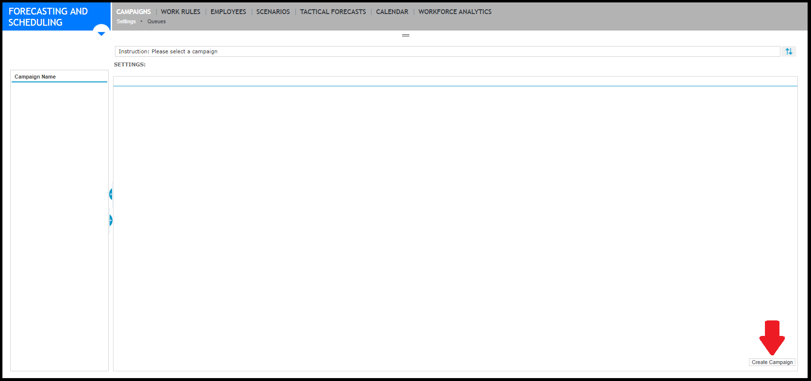 Verint | Creating and Deleting a Campaign