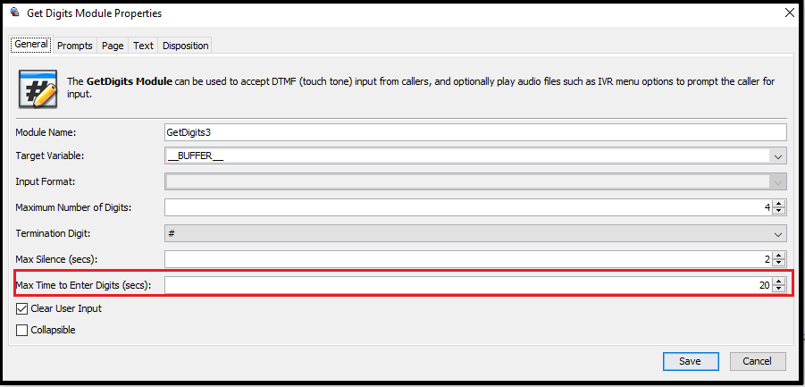 Administrator | Delay in Transferring Calls from the Get Digits Module ...