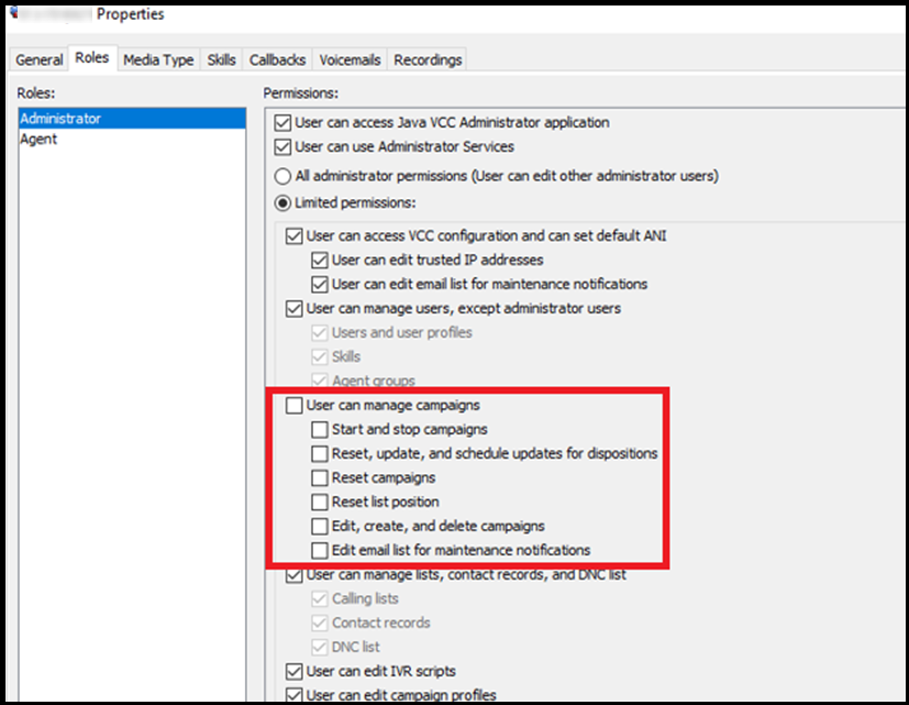 Administrator | View Properties Option Grayed Out