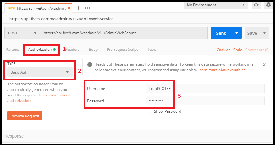 API | Using the createUser method in Postman