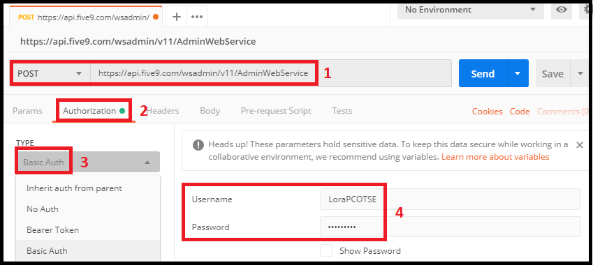 API | Prompt Management using Postman