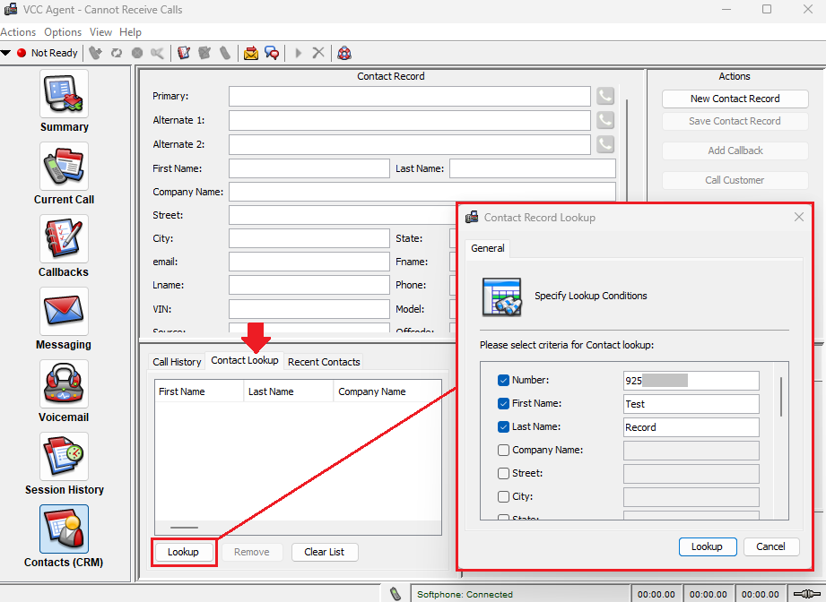 VCC | Viewing Call History in Agent Application in Java Agent Desktop ...