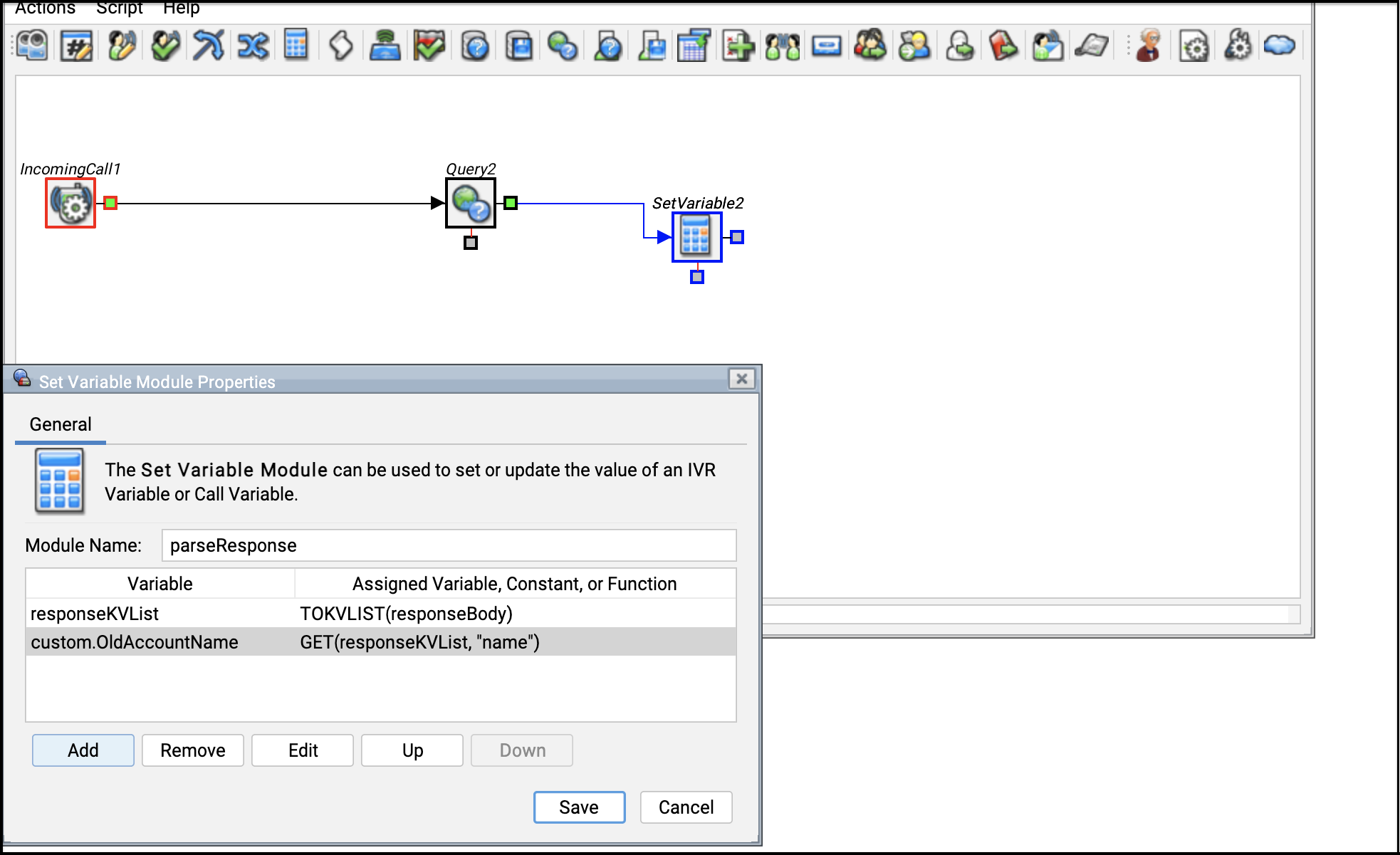 Administrator | Parsing JSON Responses from Query Module Using KVList