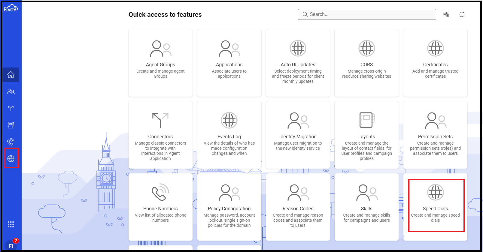 Admin Console | Managing Speed Dial Numbers