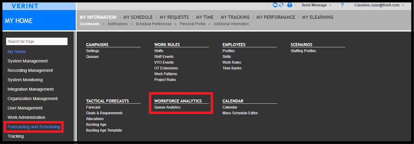 Verint | Track Queue Performance