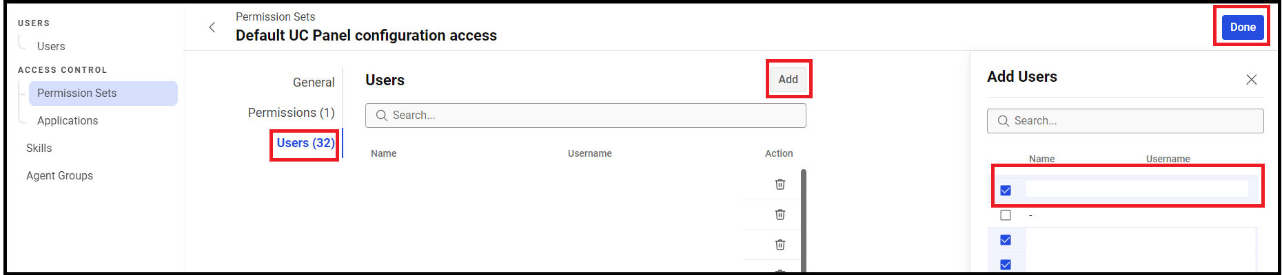 Admin Console | Missing Unified Communications Tile