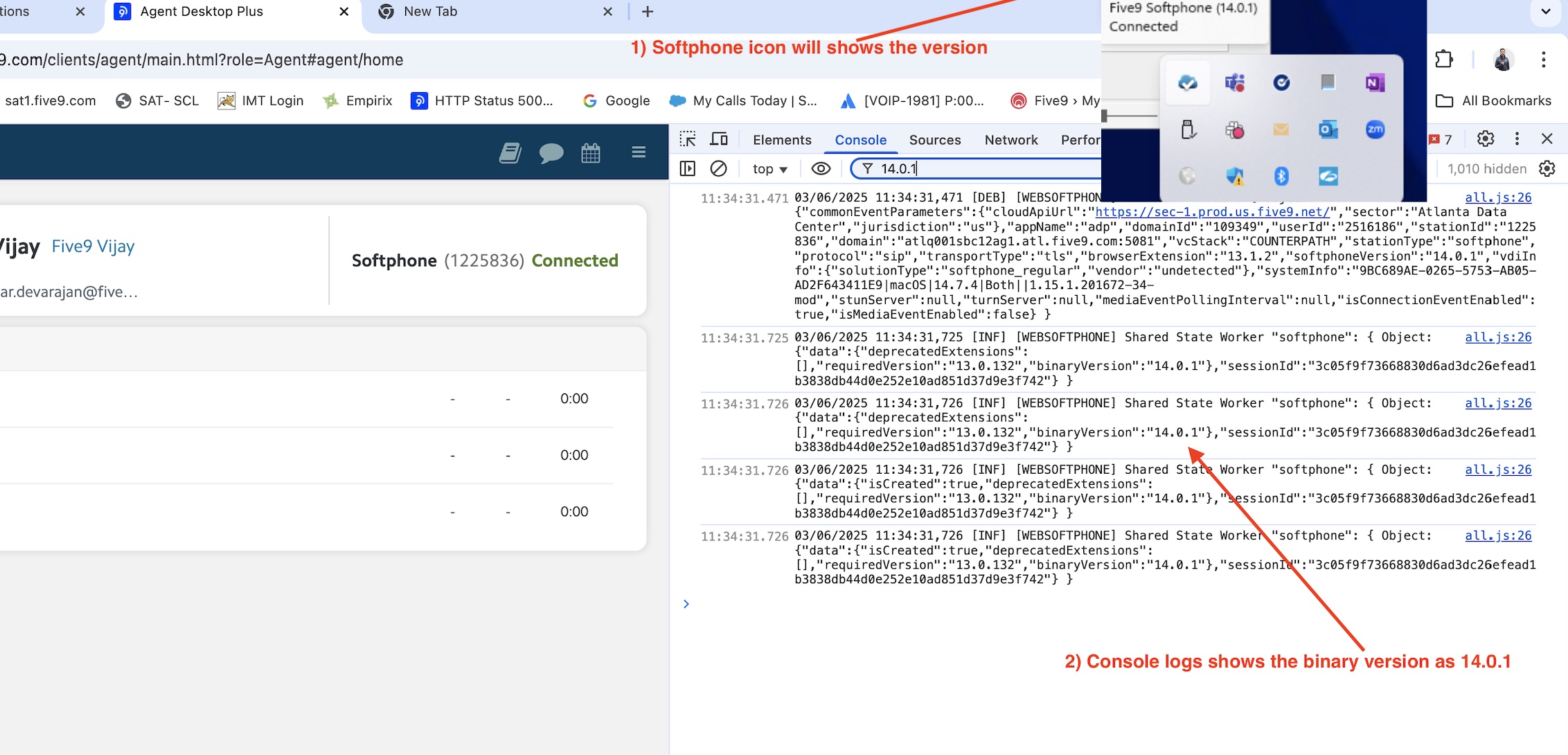 VCC | Softphone 14.0.1 Troubleshooting Tips