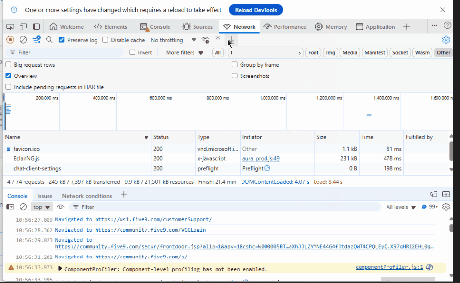 Plus Applications | How to collect Console, Network, and Browser