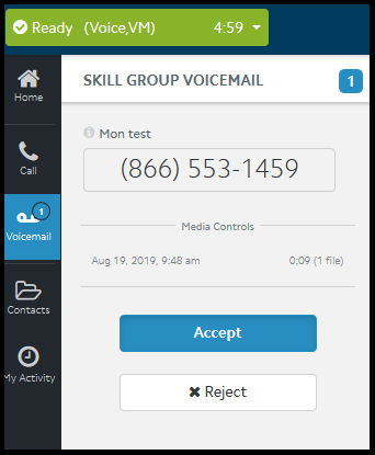 Agent Desktop Plus | How to Manage Voicemails