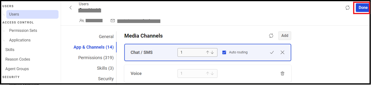 Admin Console | Users and Users Details
