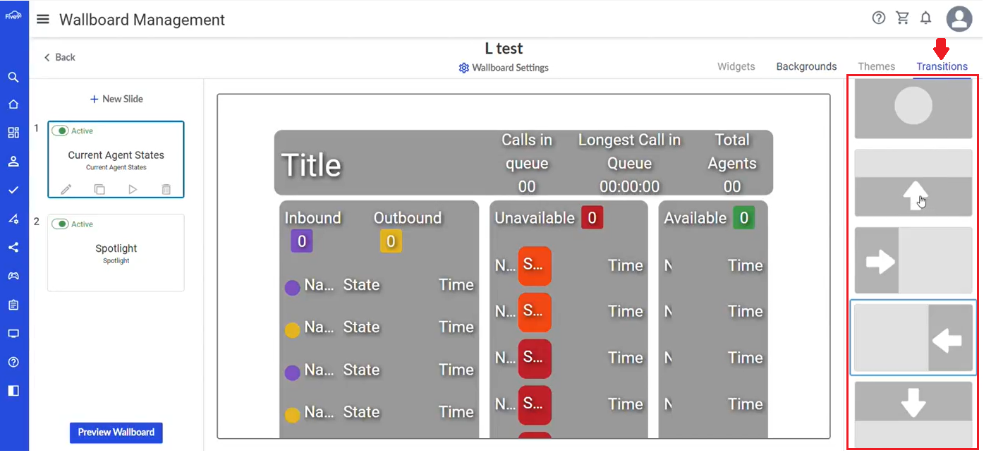 Performance Dashboard | How to Configure a Wallboard