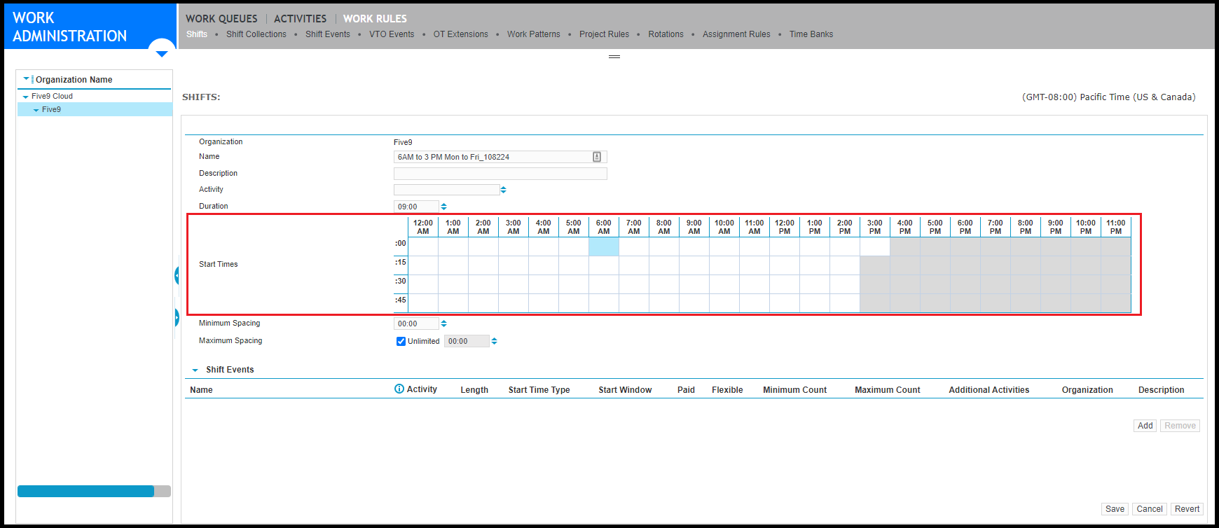 Verint | How to Create Shift